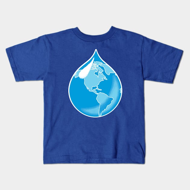 Blue Planet Kids T-Shirt by goldengallery